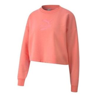 (WMNS) Evide Logo Sweatshirt ”Pink”