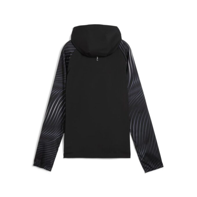 (WMNS) Favorit Velocity Printed Woven Löparjacka ”Svart”