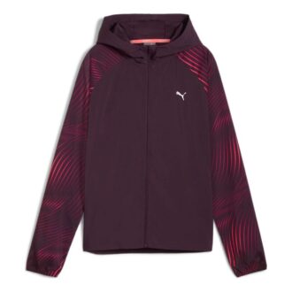 (WMNS) Favorit Velocity Printed Woven Running Jacket ”Midnight Plum”