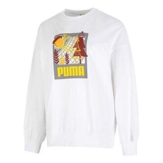 (WMNS) FF Bubble Sleeve Rundringad Tröja ”Vit”