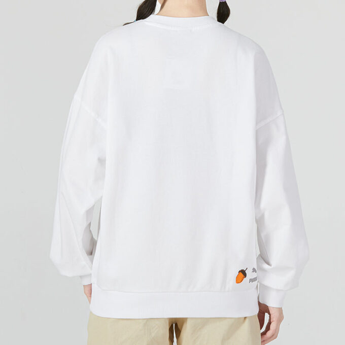(WMNS) FF Bubble Sleeve Rundringad Tröja ”Vit”