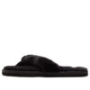 (WMNS) Fluff Flip Slide ”Black Team Gold”