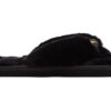 (WMNS) Fluff Flip Slide ”Black Team Gold”