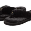 (WMNS) Fluff Flip Slide ”Black Team Gold”