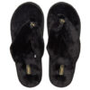 (WMNS) Fluff Flip Slide ”Black Team Gold”