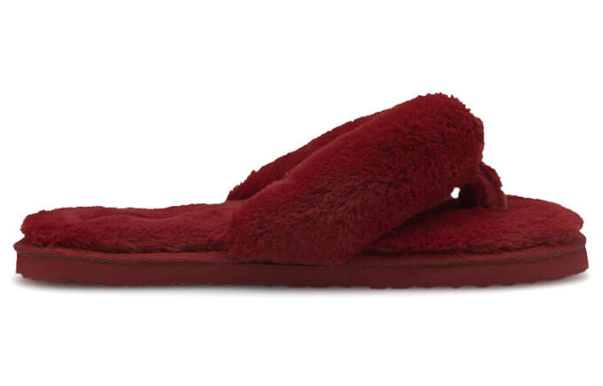 (WMNS) Fluff Flip Slides ”Persian Red Team Gold”