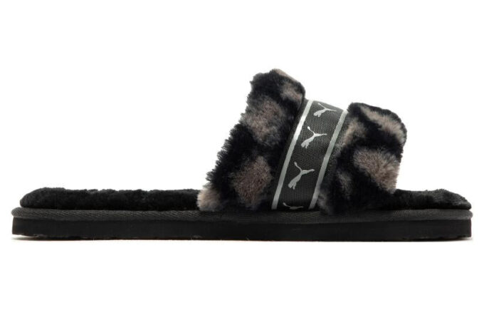 (WMNS) Fluff Remix Animal BX ”Svartgrå”