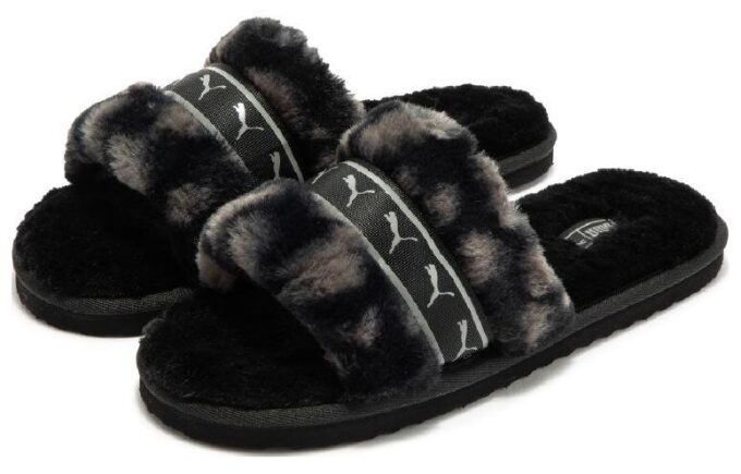 (WMNS) Fluff Remix Animal BX ”Svartgrå”