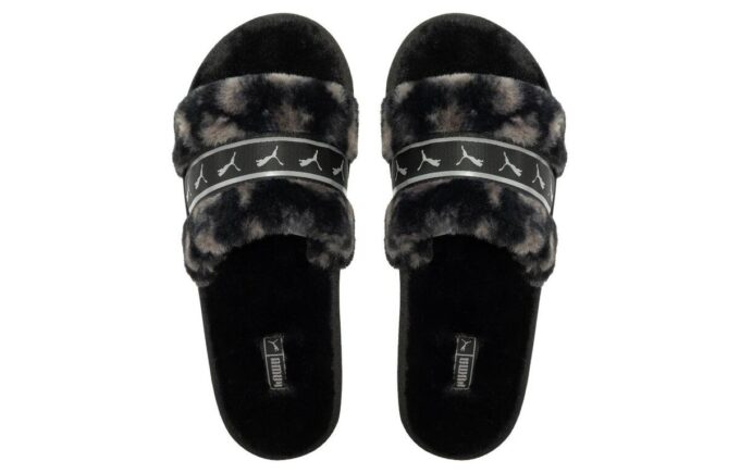 (WMNS) Fluff Remix Animal BX ”Svartgrå”
