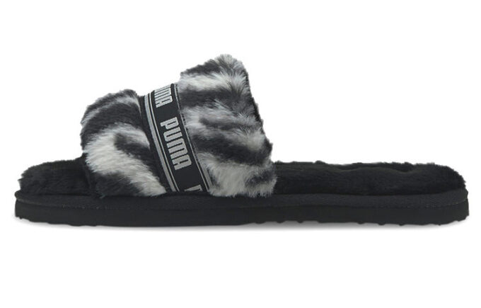 (WMNS) Fluff Slide ”Wild – Svart”