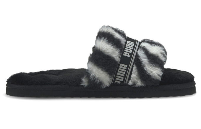 (WMNS) Fluff Slide ”Wild – Svart”