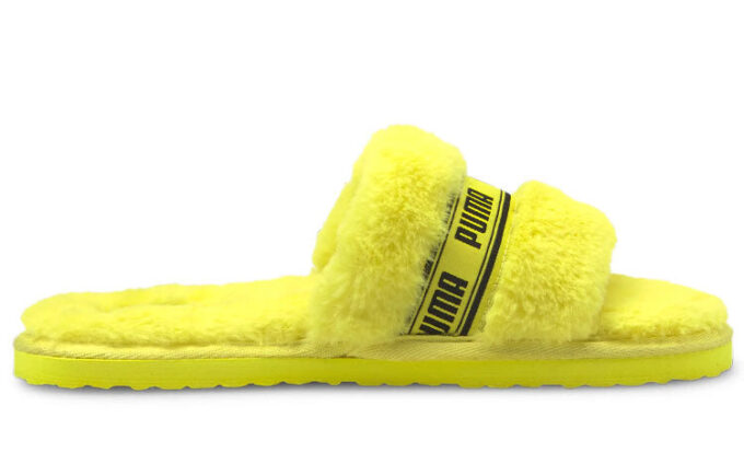 (WMNS) Fluff Slides ”Fluo Yellow”