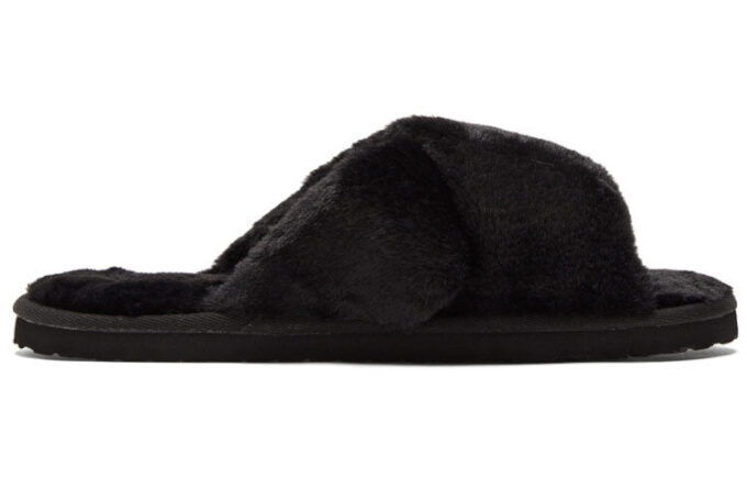 (WMNS) Fluff X Strap Slide ”Svart”