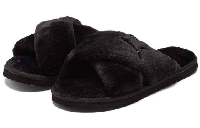(WMNS) Fluff X Strap Slide ”Svart”