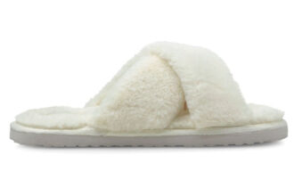 (WMNS) Fluff X Strap Slides ”Whisper White”