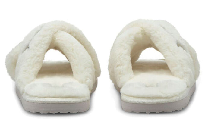 (WMNS) Fluff X Strap Slides ”Whisper White”