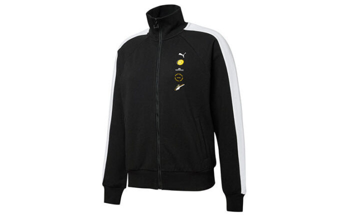 (WMNS) Formstripe Stickad Stand Collar Jacka Svart
