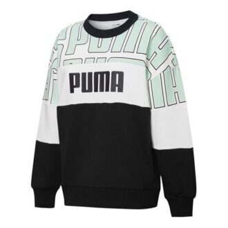 (WMNS) Färgblocks Aop Sweatshirt ”Svart Grön Vit”