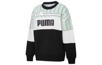 (WMNS) Färgblocks Aop Sweatshirt ”Svart Grön Vit”