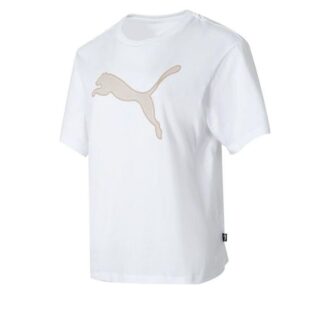 (WMNS) Grafisk Sport T-shirt ”Vit Beige”