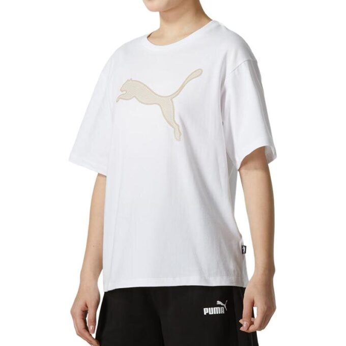 (WMNS) Grafisk Sport T-shirt ”Vit Beige”