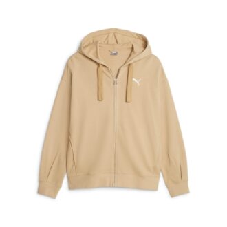(WMNS) HER Heldragkedjetröja ”Tan”