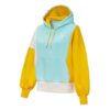 (WMNS) Hoodie med paneler ”Blå Gul Vit”