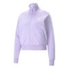 (WMNS) Iconic T7 Broderad Logotyp Ståkrage Jacka Lila