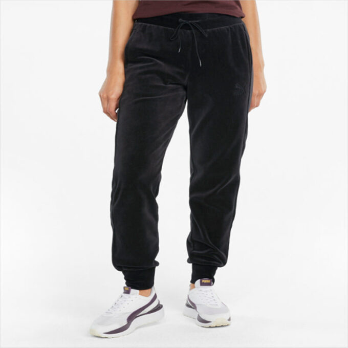 (WMNS) Ikoniska Broderilogotyp Stickbyxor Svarta