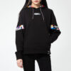 (WMNS) Internationell Hoodie ”Svart Vit”