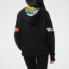 (WMNS) Internationell Hoodie ”Svart Vit”