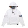 (WMNS) Internationell Hoodie ”Vit Svart”