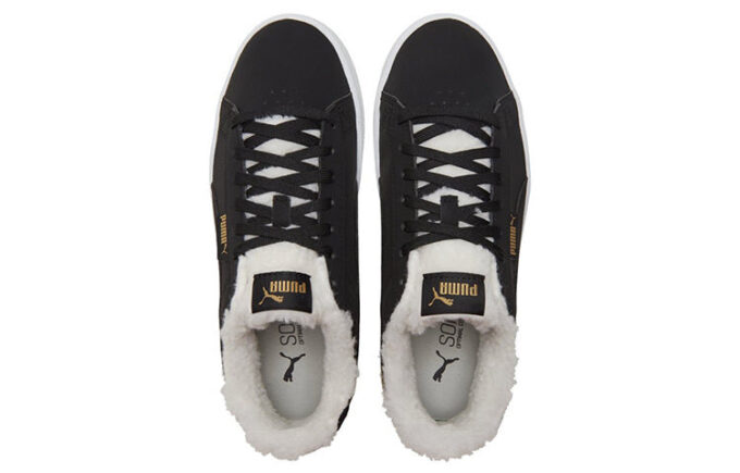 (WMNS) Jada Teddy Ws Fleecefodrade Skateboardskor Svarta