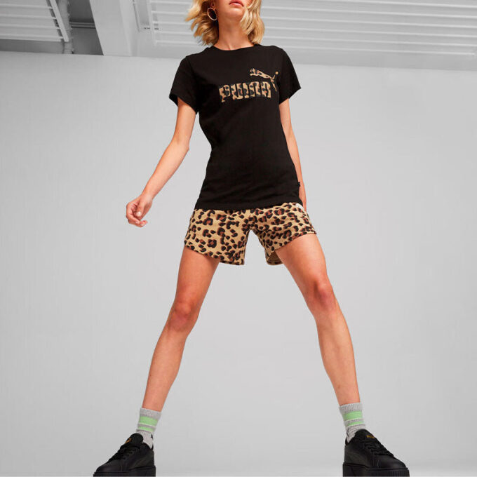 (WMNS) Kamouflage-logotyp T-shirt ”Svart”