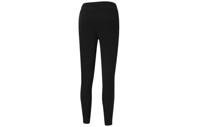 (WMNS) Kattmodell med dragsko och stickade sportbyxor i svart