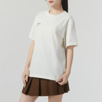(WMNS) Klassisk bomulls-T-shirt ”Beige”