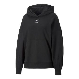 (WMNS) Klassisk överdimensionerad huvtröja TR ”Svartvit”