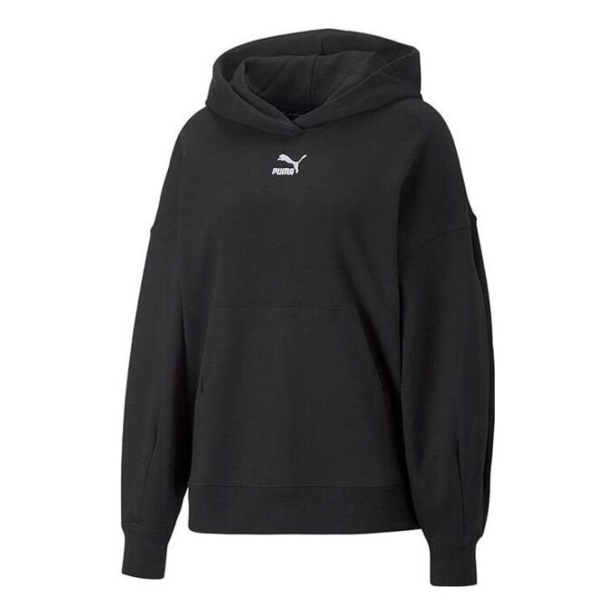 (WMNS) Klassisk överdimensionerad huvtröja TR ”Svartvit”