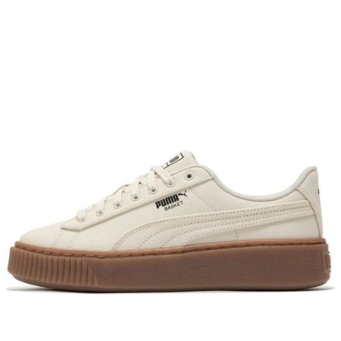 (WMNS) Korgplattform Canvas ”Beige”