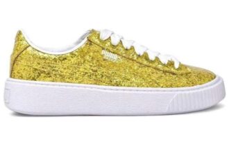 (WMNS) Korgplattform Glitter ”Guld”