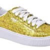 (WMNS) Korgplattform Glitter ”Guld”