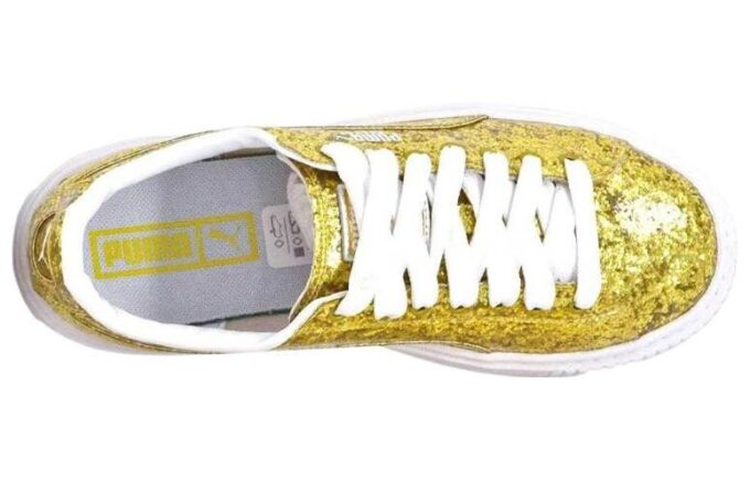(WMNS) Korgplattform Glitter ”Guld”