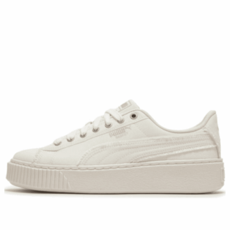 (WMNS) Korgplattform med fransar ”Vit”