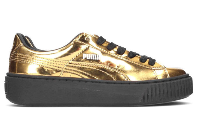 (WMNS) Korgplattform ”Metallic Gold”