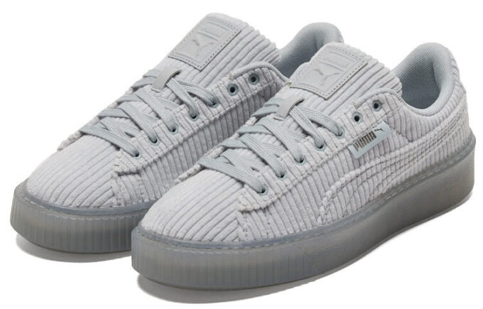 (WMNS) Korgplattformsrem ”Grå”