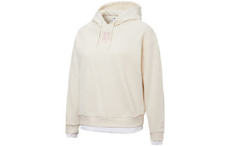(WMNS) Layered Print Fake Two Hoodie Vit