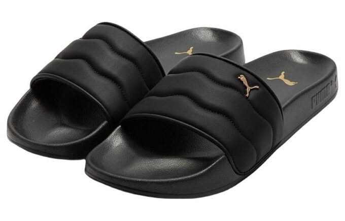 (WMNS) Lead Cat 2.0 Puffy ”Svart Metallic Guld”