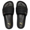 (WMNS) Lead Cat 2.0 Puffy ”Svart Metallic Guld”