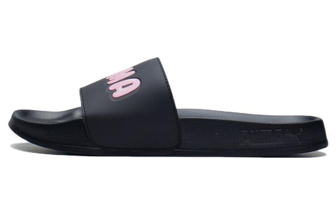 (WMNS) Leadcat 2.0 Logotyp Slides ”Svart”