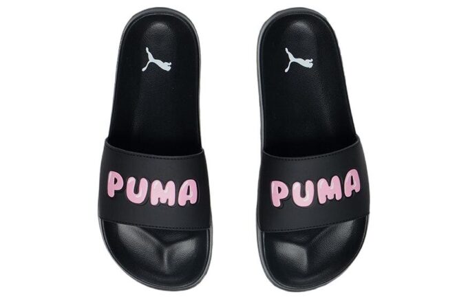 (WMNS) Leadcat 2.0 Logotyp Slides ”Svart”
